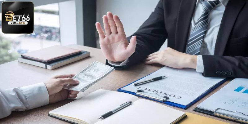 Từ chối xử lý nếu vi phạm điều khoản về nạp hay rút tiền